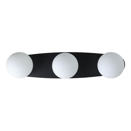 Eglo - Plafoniera LED per bagno 3xG9/4,2W/230V IP44 nero