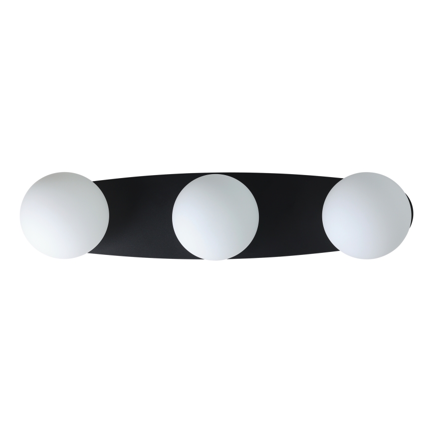 Eglo - Plafoniera LED per bagno 3xG9/4,2W/230V IP44 nero