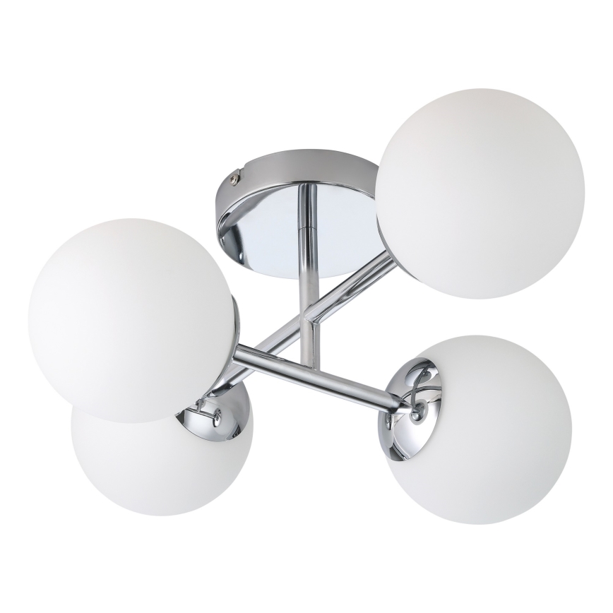 Eglo - Plafoniera LED da bagno a montaggio superficiale 4xG9/4,2W/230V IP44 cromo lucido