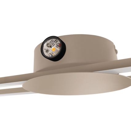 Eglo - Lampada da parete a LED 20W/230V + LED 0,91W beige