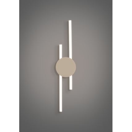 Eglo - Lampada da parete a LED 20W/230V + LED 0,91W beige