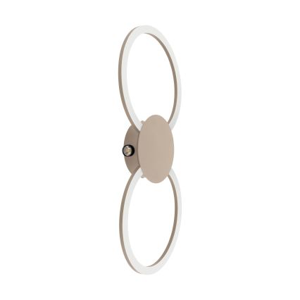 Eglo - Lampada da parete LED/20W/230V + LED/0,91W beige