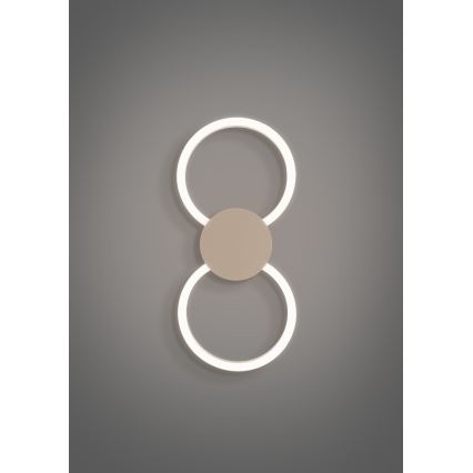 Eglo - Lampada da parete LED/20W/230V + LED/0,91W beige