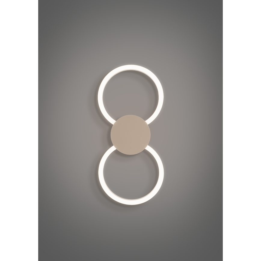 Eglo - Lampada da parete LED/20W/230V + LED/0,91W beige