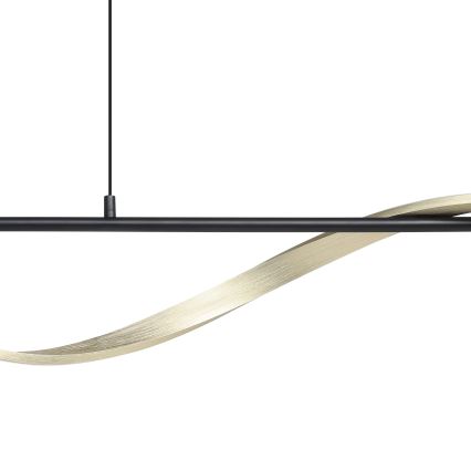Eglo - Lampadario LED sospeso su cavo LED/20W/230V 2700/4000/6500K nero/oro