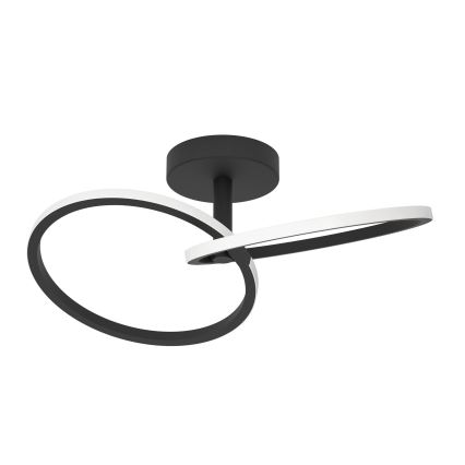 Eglo - Plafoniera LED/12W/230V 2700/4000/6500K nera