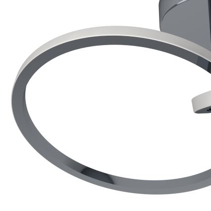 Eglo - Plafoniera LED/12W/230V 2700/4000/6500K cromo lucido