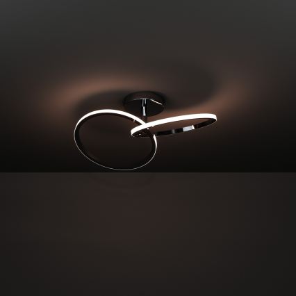 Eglo - Plafoniera LED/12W/230V 2700/4000/6500K cromo lucido