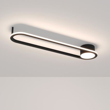 Eglo - Plafoniera LED/24W/230V 2700/4000/6500K nera