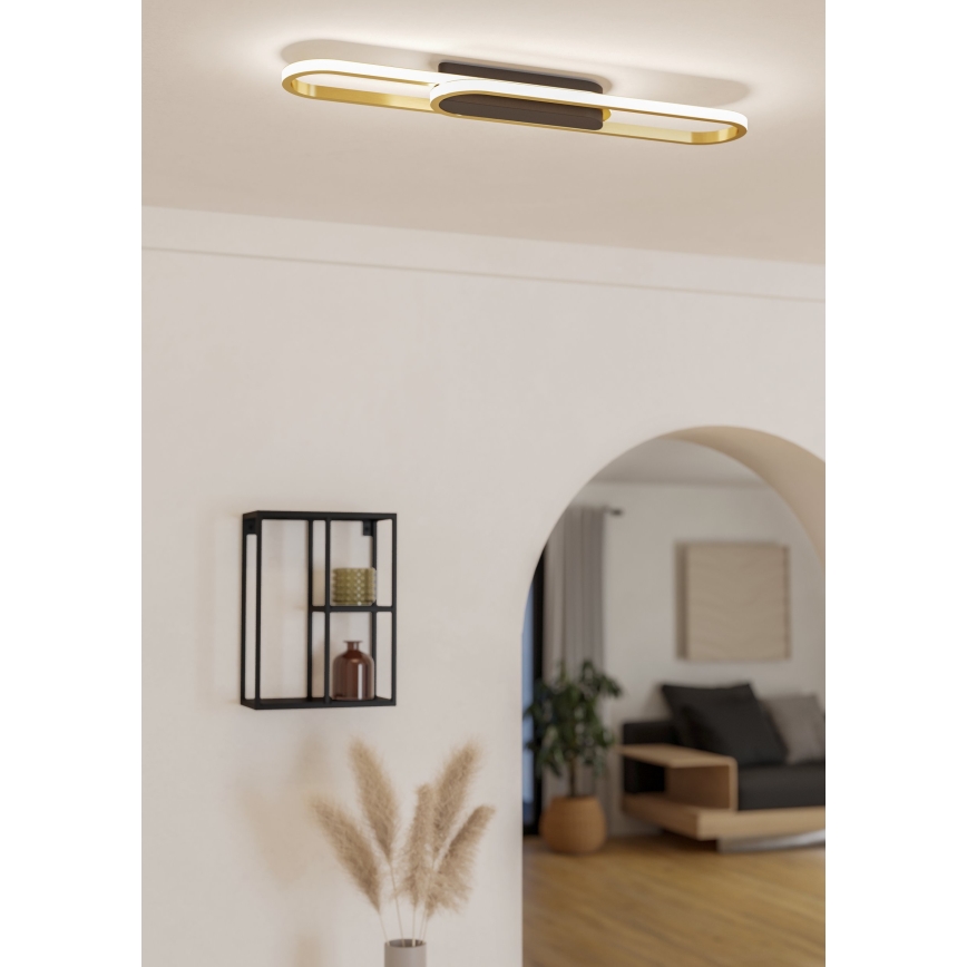 Eglo - Plafoniera LED 20W/230V 2700/4000/6500K, finitura oro