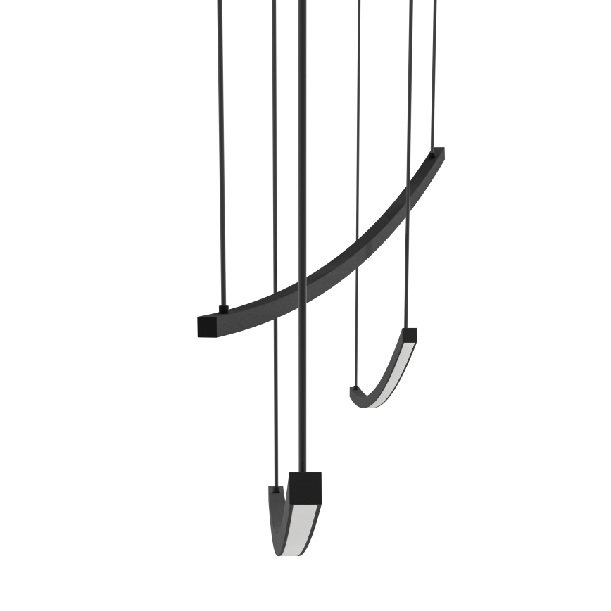 Eglo - Lampada a sospensione dimmerabile LED/22W/230V 2700/4000/6500K nero