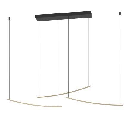 Eglo - Lampadario LED dimmerabile su cavo LED/22W/230V 2700/4000/6500K dorato