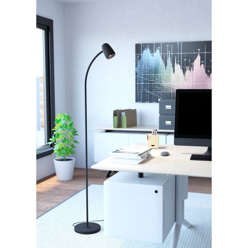 Eglo - Lampada da terra 1xE14/18W/230V nera