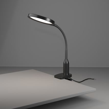 Eglo - Lampada LED flessibile dimmerabile con clip LED/5,5W/230V 2700/4000/6500K nera
