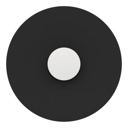 Eglo - Plafoniera LED RGBW dimmerabile da soffitto, 15,5 W, 230 V, 2700–6500 K, Ø 45 cm, nera