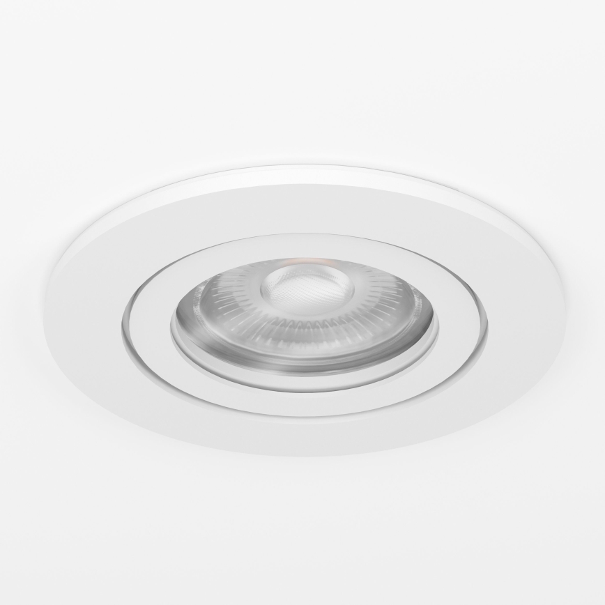 Eglo - Spot LED da incasso per bagno 1xGU10/4,5W/230V IP44 bianco