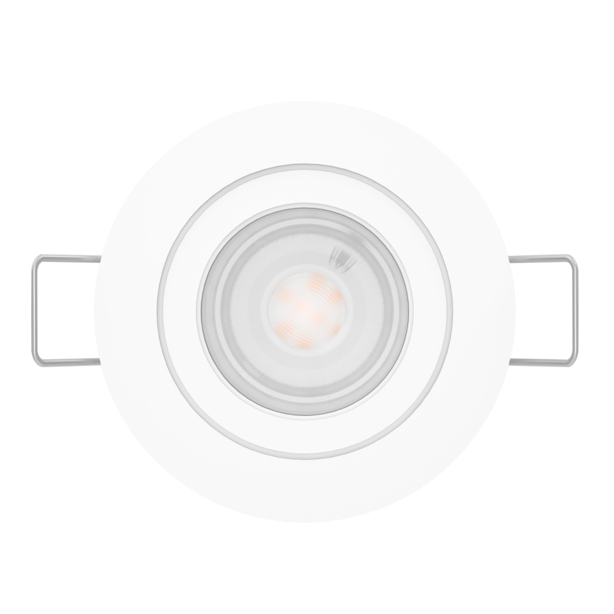 Eglo - Spot LED da incasso per bagno 1xGU10/4,5W/230V IP44 bianco