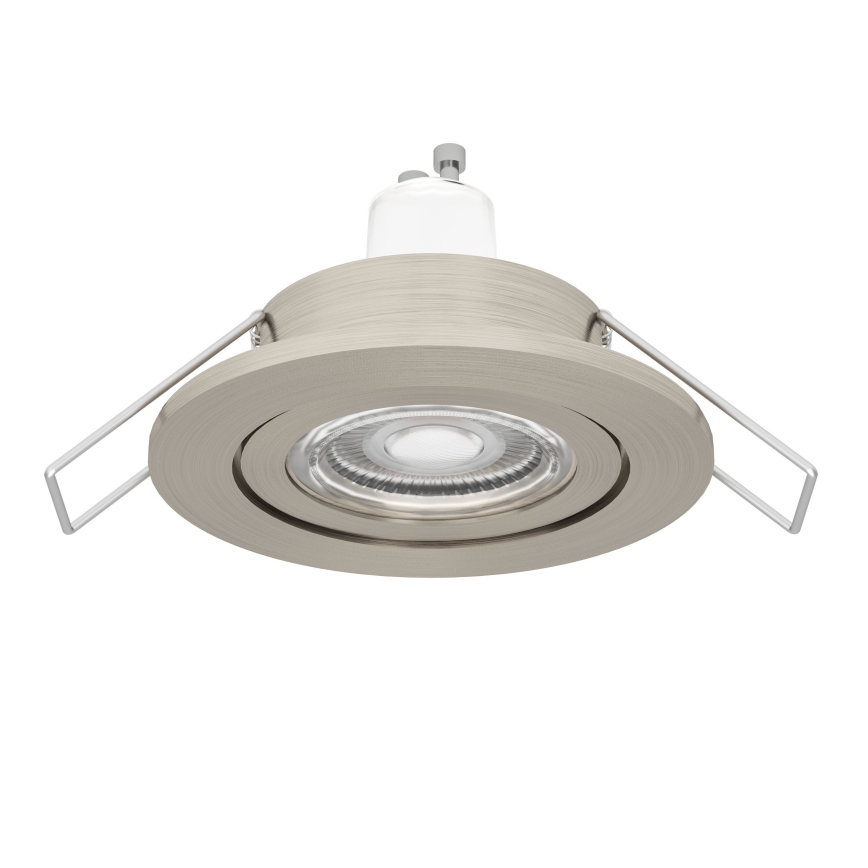Eglo - Faretto LED da incasso per bagno 1xGU10/4,5W/230V IP44 cromo opaco