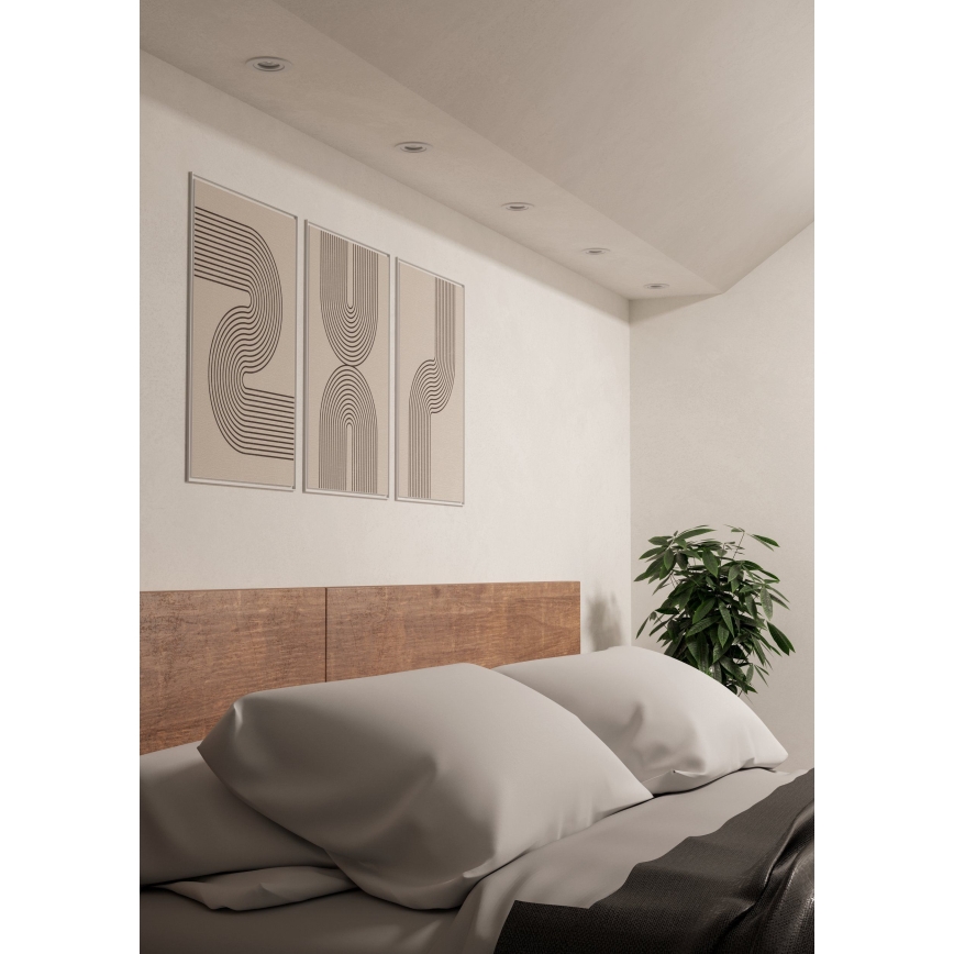 Eglo - Faretto LED da incasso 1xGU10/4,5W/230V bianco