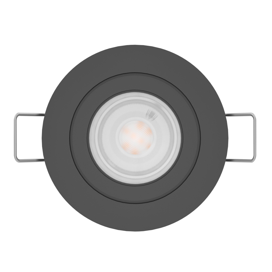 Eglo - Faretto LED da incasso 1xGU10/4,5W/230V nero