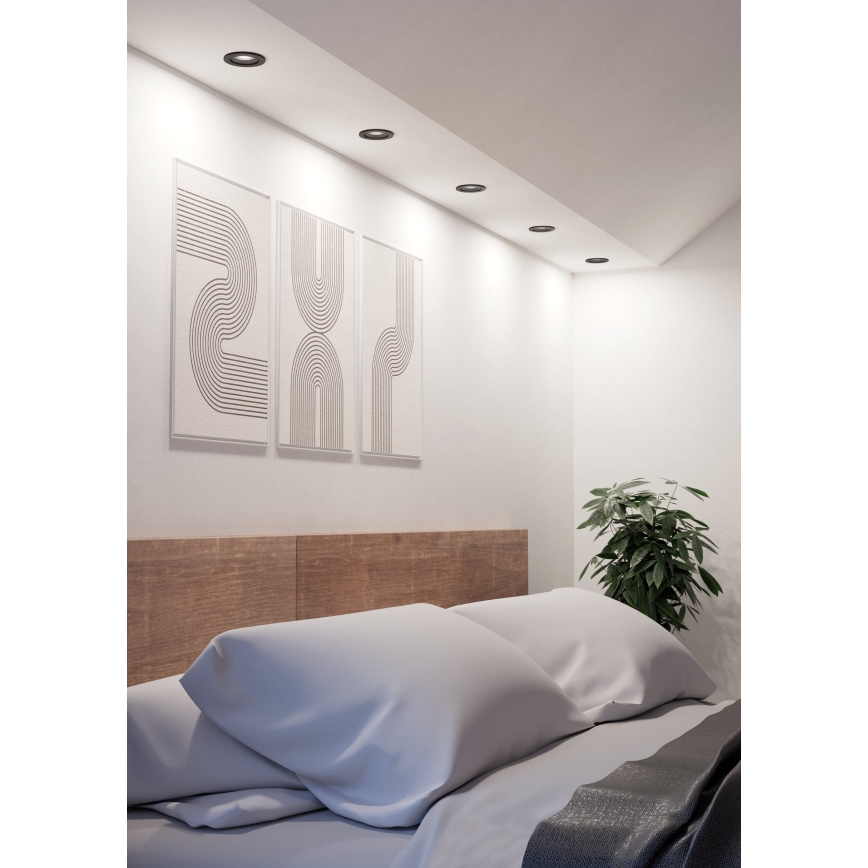 Eglo - Spot da incasso LED/4,8W/230V 2700/4000/6500K nero