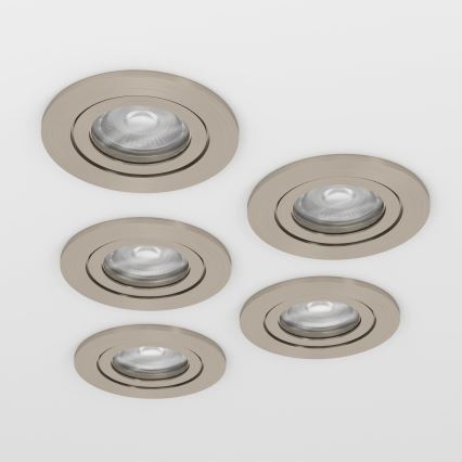 Eglo - Set da 5 faretti LED da incasso LED/4,8W/230V 2700/4000/6500K cromo opaco