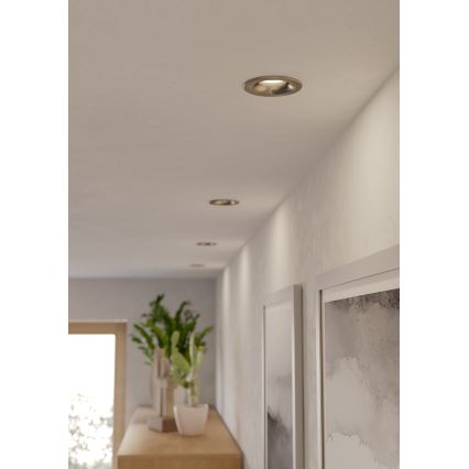 Eglo - Faretto da incasso per bagno LED/4,9W/230V 2700/4000/6500K Ø 8,8 cm IP65 cromo opaco