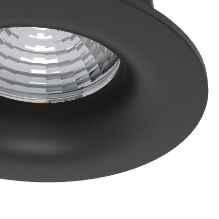 Eglo - SET 3x faretti da incasso LED dimmerabili LED/4,8W/230V Ø 8,8 cm nero