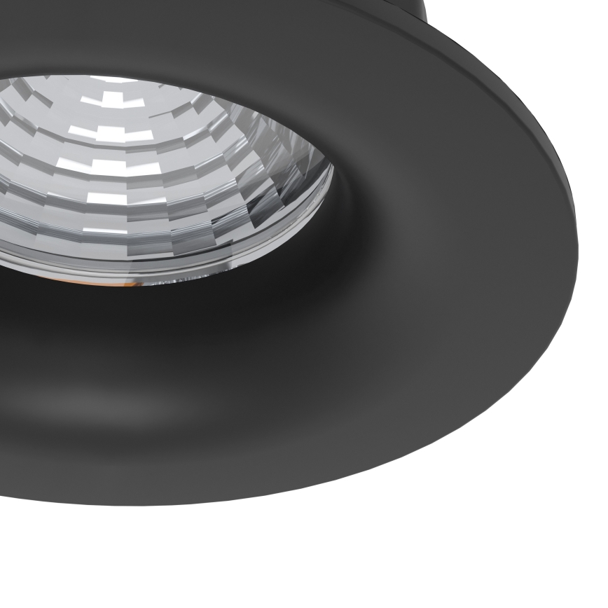 Eglo - SET 3x faretti da incasso LED dimmerabili LED/4,8W/230V Ø 8,8 cm nero