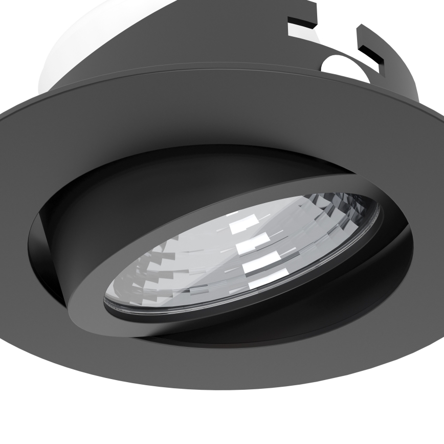 Eglo - Set da 3 faretti da incasso dimmerabili a LED/6,4W/230V Ø 8,8 cm nero