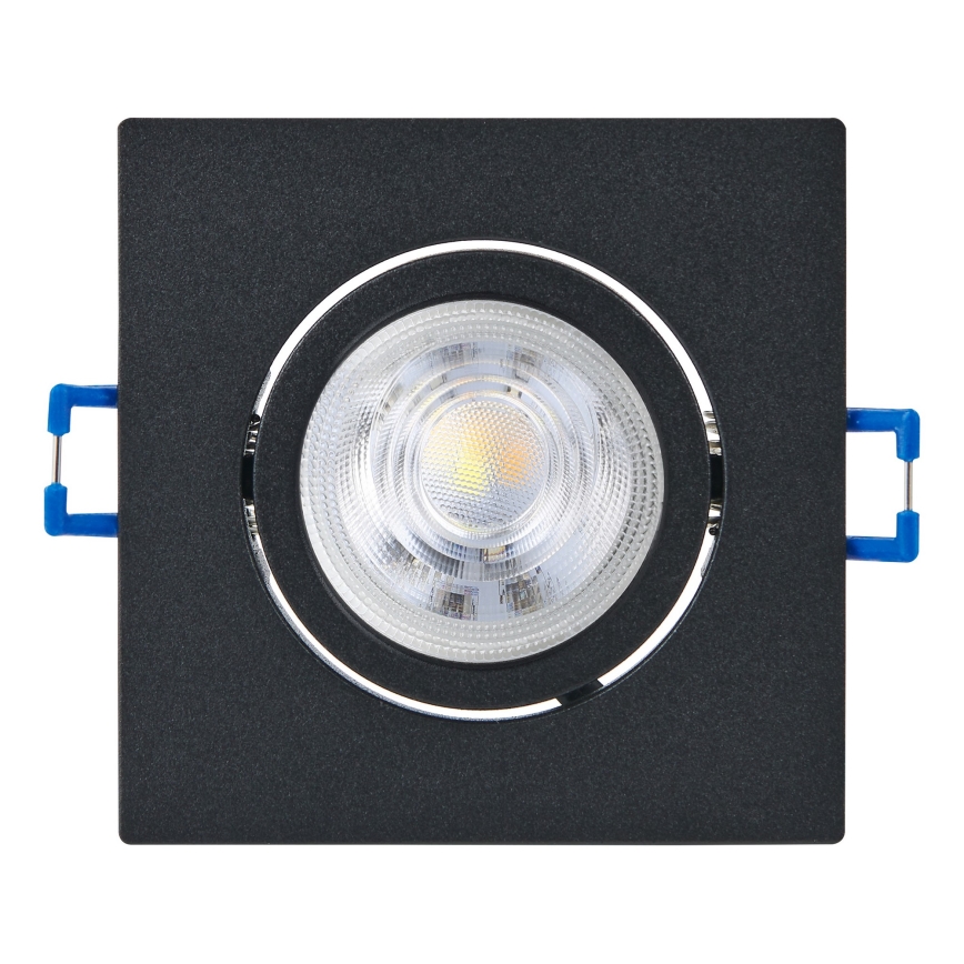 Eglo - Confezione da 3 faretti da incasso dimmerabili a LED 4,8W/230V 8,8x8,8 cm nero