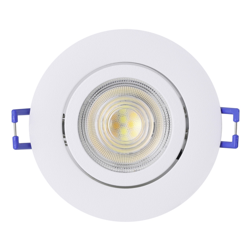 Eglo - Set da 3 faretti da incasso LED RGBW dimmerabili, 4,7 W, 230 V, 2700-6500 K, bianco