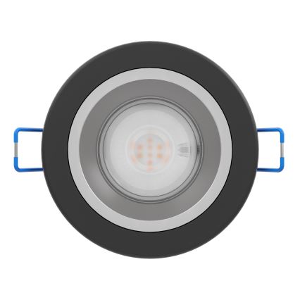 Eglo - Faretto LED da incasso dimmerabile per bagno LED/4,8W/230V 2700/4000/6500K IP44 nero