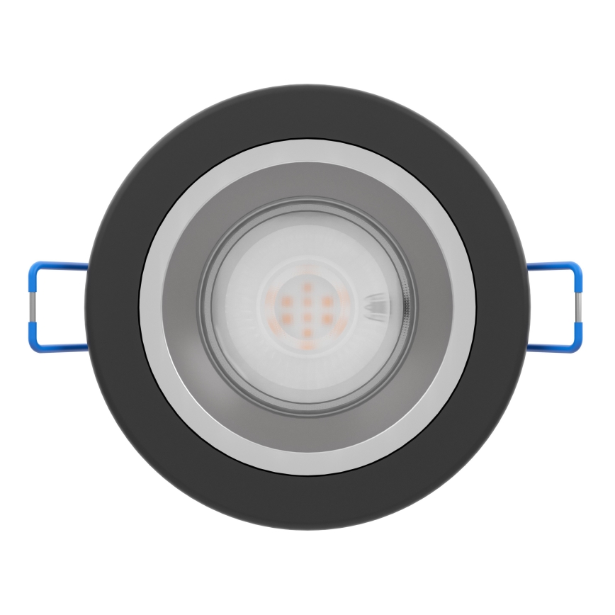 Eglo - Faretto LED da incasso dimmerabile per bagno LED/4,8W/230V 2700/4000/6500K IP44 nero