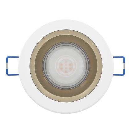 Eglo - Faretto LED dimmerabile da incasso per bagno LED/4,8W/230V 2700/4000/6500K IP44 bianco/oro