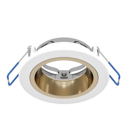 Eglo - Faretto LED dimmerabile da incasso per bagno LED/4,8W/230V 2700/4000/6500K IP44 bianco/oro