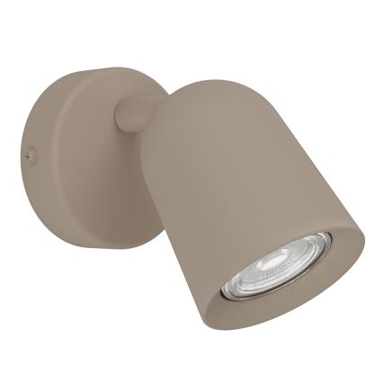 Eglo - Faretto da parete 1x GU10/5W/230V beige