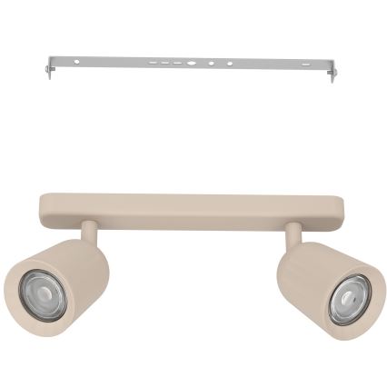 Eglo - Faretto 2xGU10/10W/230V beige