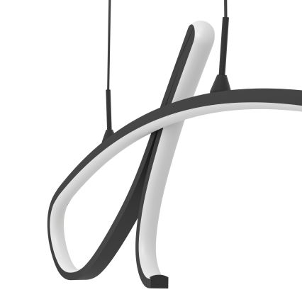 Eglo - Lampada a sospensione LED su cavo LED/20W/230V 2700/4000/6500K nera