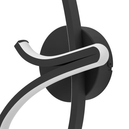 Eglo - Applique da parete LED/12W/230V 2700/4000/6500K nero