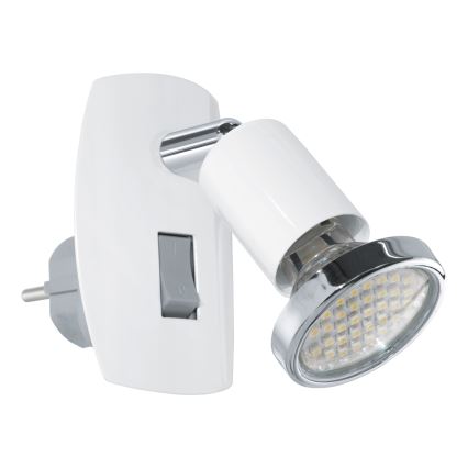 Eglo - Lampada LED da spina 1xGU10/2,8W/230V bianca
