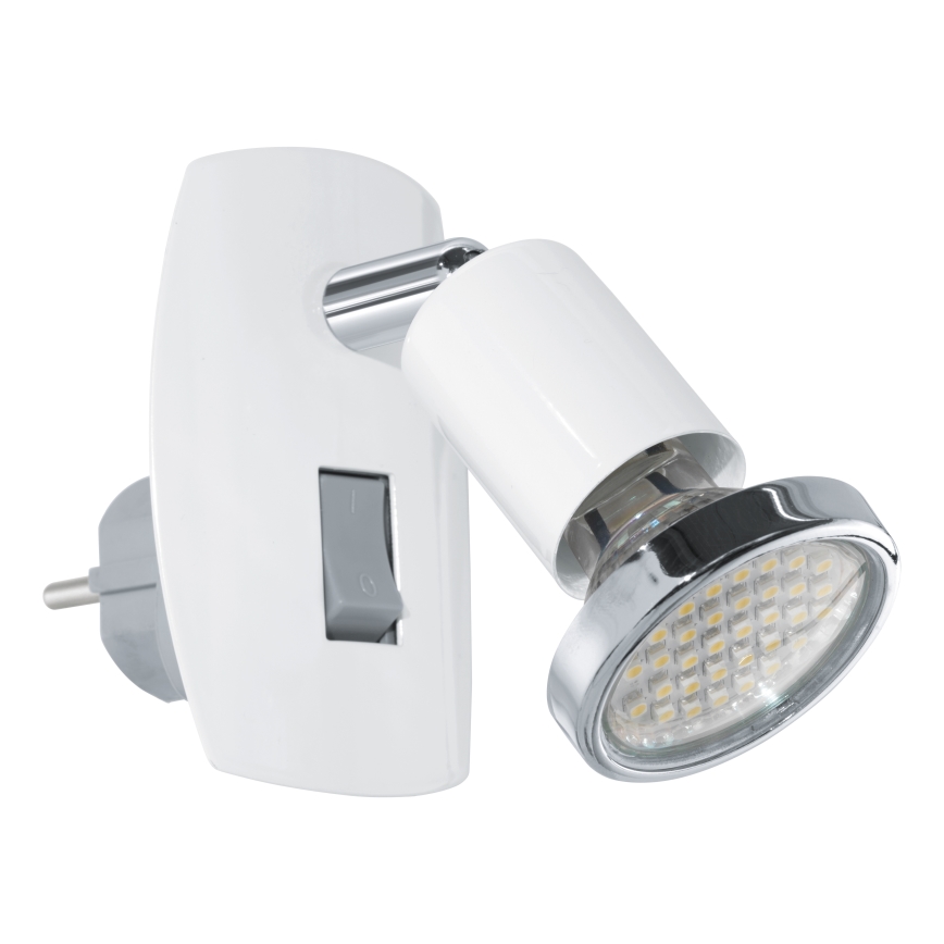 Eglo - Lampada LED da spina 1xGU10/2,8W/230V bianca