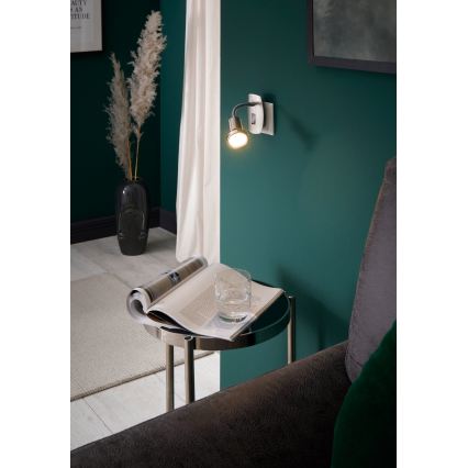 Eglo - Lampada LED da spina 1xGU10/2,8W/230V cromo opaco