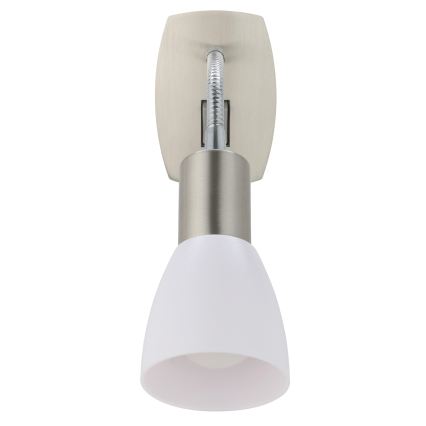 Eglo - Applique da parete con spina 1xE14/5W/230V cromo opaco