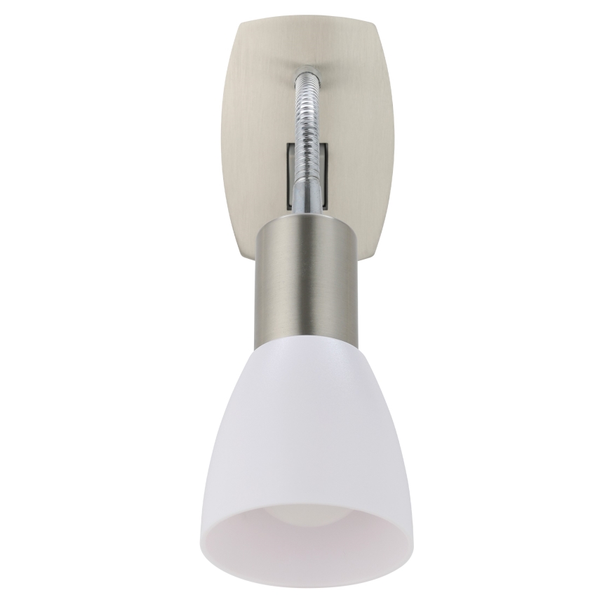 Eglo - Applique da parete con spina 1xE14/5W/230V cromo opaco