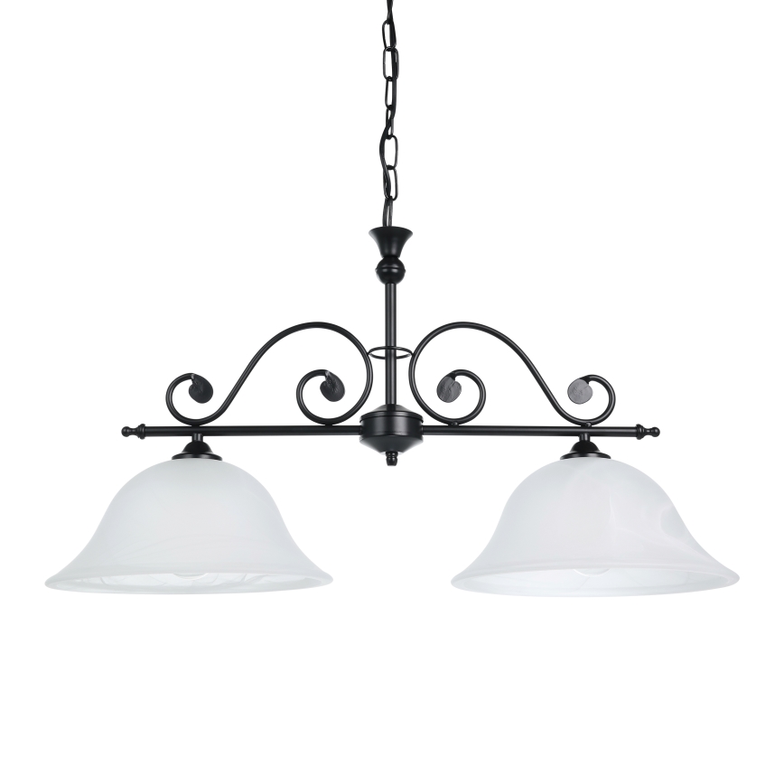 Eglo - Lampadario a sospensione con catena 2xE27/60W/230V