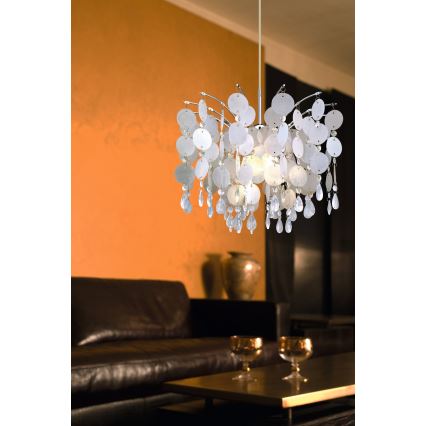 EGLO 91046 - Lampadario a sospensione FEDRA 1xE27/60W