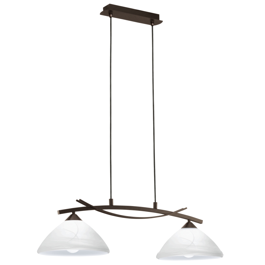 EGLO - Lampadario 2xE27/60W/230V