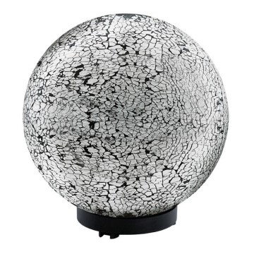 EGLO 91638 - Lampada da esterno TERRALUNA 1 1xE27/18W nero / bianco