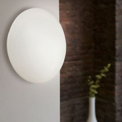 Eglo 91685 - Plafoniera LED da bagno BARI 1 LED/18W/230V IP44 vetro opale
